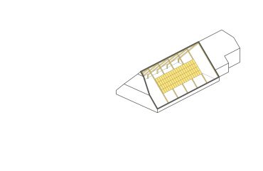 Enkele schuur, kap behouden en nieuwe constructie toevoegen