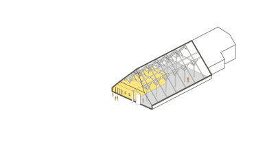 Wonen in deel van de schuur